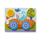   Melissa & Doug Bébi és tipegő fajátékok, Óriás puzzle, járművek