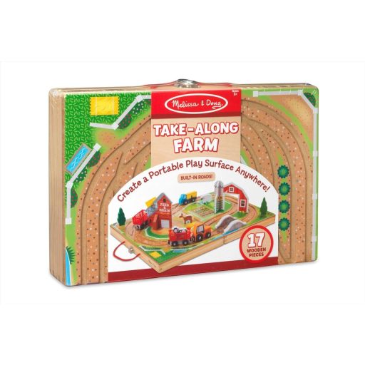 Melissa & Doug Fa jármű, Vidd magaddal, farm