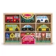 Melissa & Doug Fa jármű, Autók és közlekedési táblák