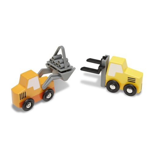 Melissa & Doug - Fa jármű, Munkagépek 7db