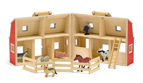 Melissa & Doug Szétnyitható fa pajta