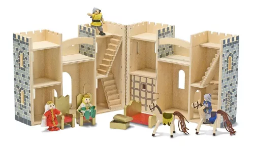 Melissa & Doug Szétnyitható fa kastély, Királyfi