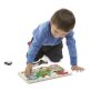   Melissa & Doug Készségfejlesztő játék, Könnyen megfogható puzzle, farm