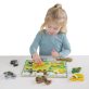   Melissa & Doug Készségfejlesztő játék, Könnyen megfogható puzzle, kis kedvencek