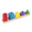 Melissa & Doug készség fejlesztő, Formarendező toronyépítő