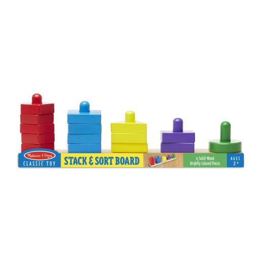 Melissa & Doug készség fejlesztő, Formarendező toronyépítő