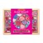 Melissa & Doug Kreatív játék, Fa gyöngy szett, szívecskék