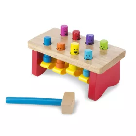   Melissa & Doug Fa készségfejlesztő játék, Kalapálós asztal
