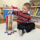Melissa & Doug fa készség fejlesztő, Színes-számos autós parkoló torony