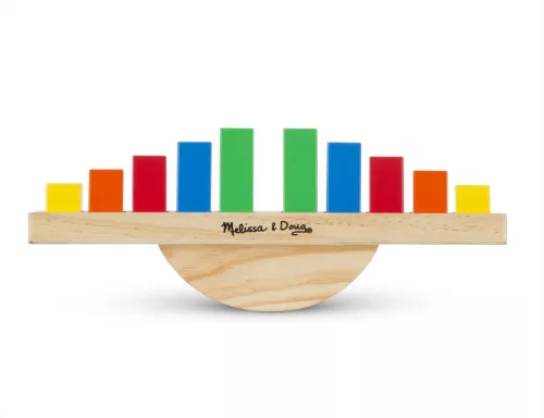 Melissa & Doug Fa készségfejlesztő játék, Szivárvány egyensúlyozás