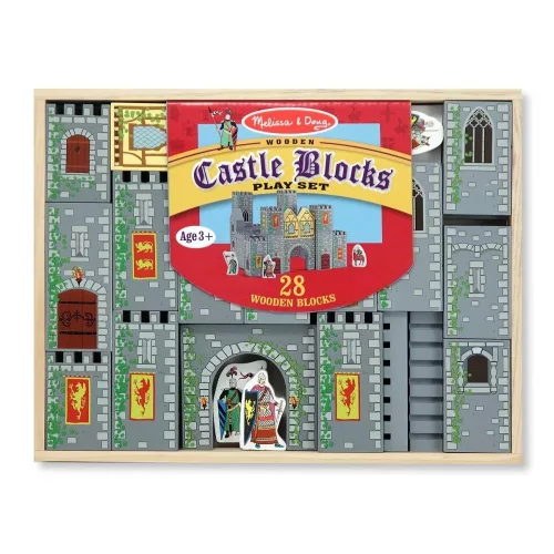 Melissa & Doug Fa építőjáték, Kastély