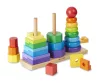 Melissa & Doug Fa készségfejlesztő játék, Montessori tornyok
