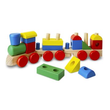 Melissa & Doug Fa készség fejlesztő, Építs vonatot