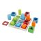 Melissa & Doug Fa készség fejlesztő játék, 3D formaegyeztető