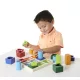 Melissa & Doug Fa készségfejlesztő játék, 3D Formaegyeztető