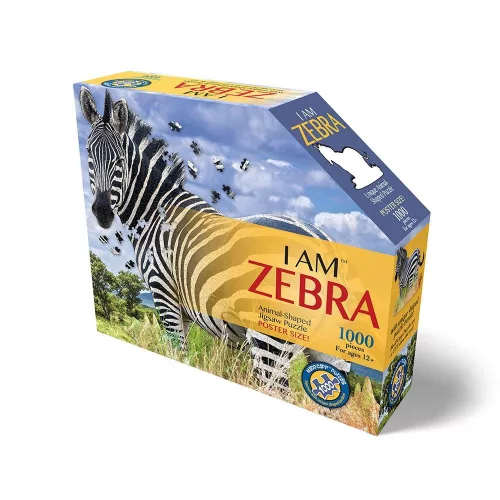 WOW Puzzle 1000 db - Zebra