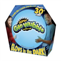 Bubi Labda Világító Super Glo Wubble, 75 cm - kék