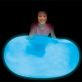 Bubi Labda Világító Super Glo Wubble, 75 cm - kék
