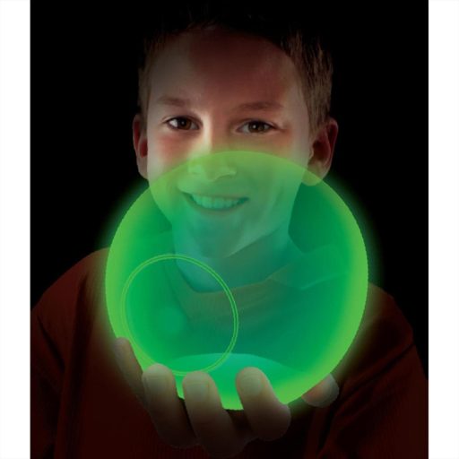 Világító Tiny Glo Wubble, 30 cm - zöld Bubi Labda