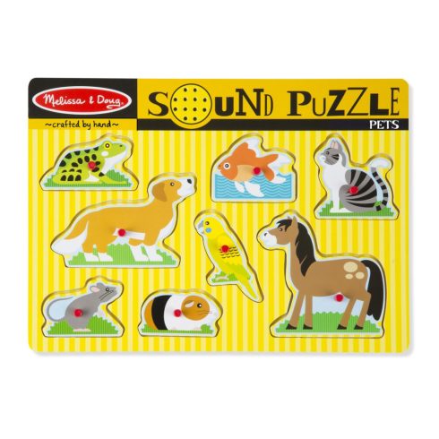 Melissa & Doug Hangos puzzle, Háziállatok