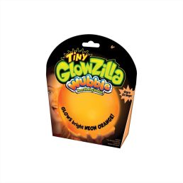   Világító Tiny Glowzilla Wubble, 30 cm - neon narancs Bubi Labda
