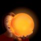 Világító Tiny Glowzilla Wubble, 30 cm - neon narancs Bubi Labda