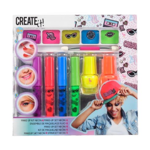 Canenco Create It! Make-up szett neon 7 db-os