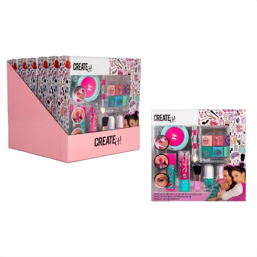 Canenco Create It! Pink-türkiz make-up szett