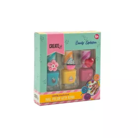 Canenco Create It! Candy körömlakkok gyűrűvel - 3 db