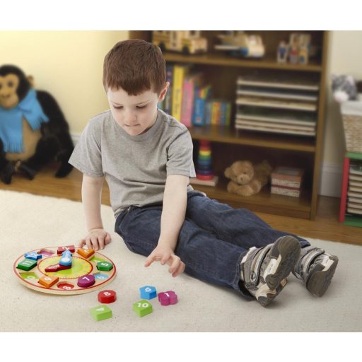 Melissa & Doug - játék formaillesztő óra