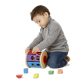 Melissa & Doug Fa készség fejlesztő, gurulós formarendező