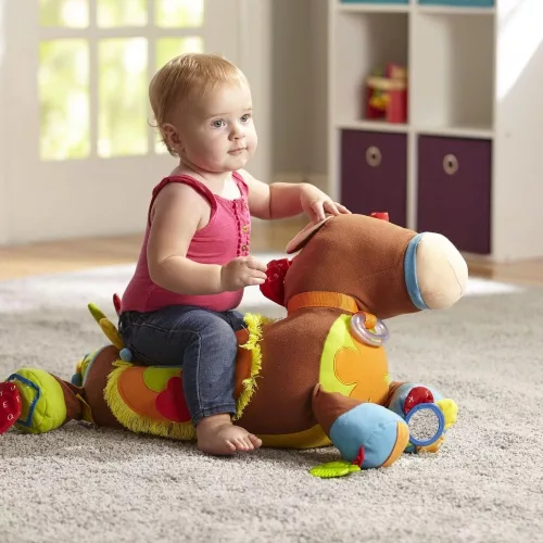 Melissa & Doug Bébi és tipegő játékok, Pattanj nyeregbe