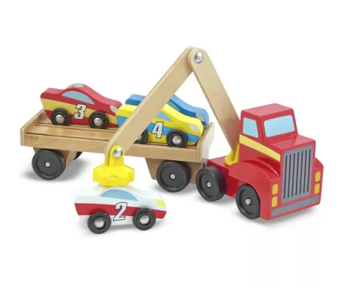 Melissa & Doug Fa jármű, Mágneses autószállító
