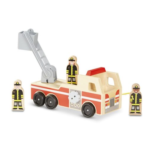 Melissa & Doug - Fa jármű, Létrás tűzoltó