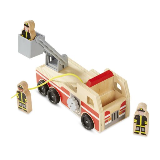Melissa & Doug - Fa jármű, Létrás tűzoltó
