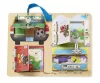 Melissa & Doug Fa készségfejlesztő játék, Lakatok és zárak