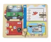 Melissa & Doug Fa készségfejlesztő játék, Lakatok és zárak