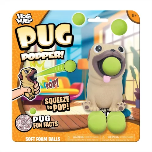 Zing Popper - Mopsz kutyus kilövő labdákkal