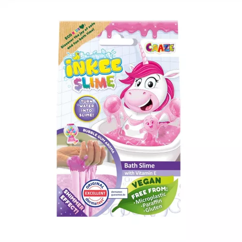 Craze Inkee vegán fürdő slime - unikornis rágogumi aromával