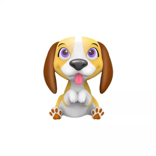 Washy Friends Color Reveal Pancsoló kutyusok káddal és 5 kiegészítővel - Beagle