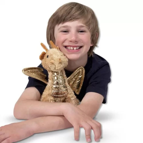 Melissa & Doug - Plüss fénylő sárkány