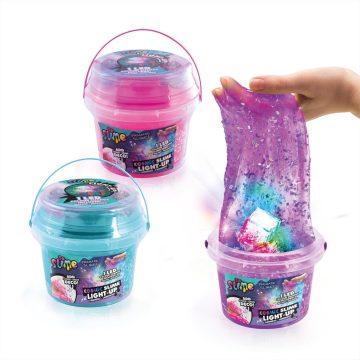   So Slime LED-del világító kozmikus slime vödörben - szortiment