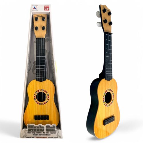 Gitár, 4 húros, 3 szín, 15x46 cm dob.
