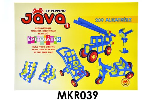 Jáva 1. építõ klt., 209 db-os, 24x17 cm dob.