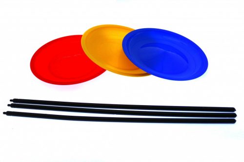 Egyensúlyozós tányérpörgető ügyességi játék