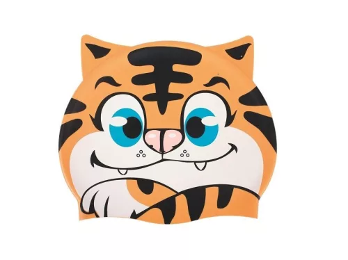 Szilikon gyerek úszósapka - Tigris
