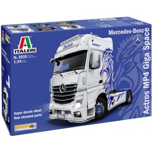 Italeri - Mercedes-Benz Actros MP4 Giga Space makett 1:24