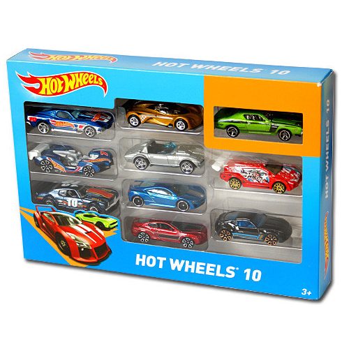 Hot Wheels kisautó szett 10db-os