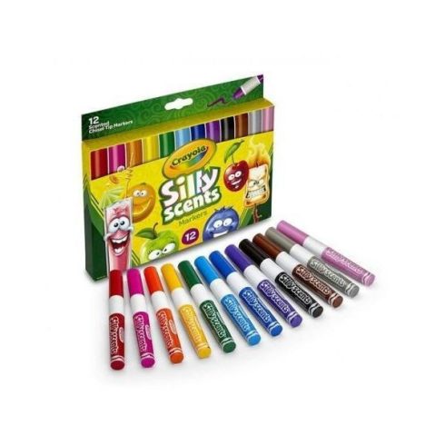 Crayola Silly Scents: Illatos filctoll készlet - 12 db-os