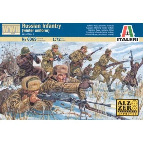 Italeri - WWII-Russian Infantry makett 1:72